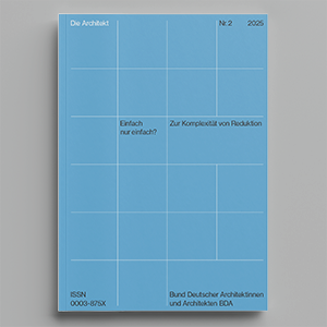 Die Architekt – Fachzeitschrift des BDA – GUDBERG NERGER