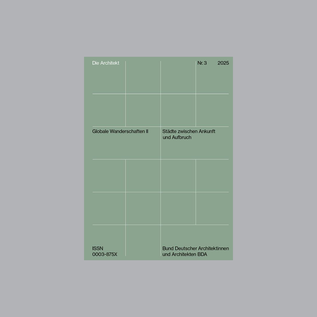 Die Architekt – Fachzeitschrift des BDA – GUDBERG NERGER
