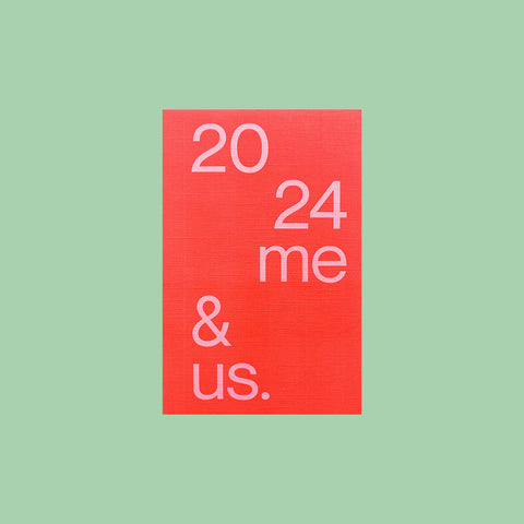  2024 me & us – Planner by Edition Julie Joliat – Coral Red Cover – GUDBERG NERGER
