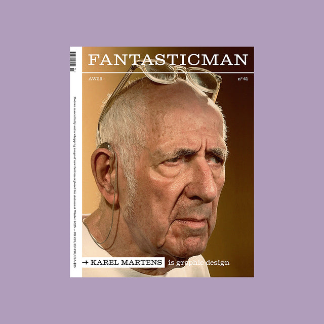 Fantastic Man Issue 41 – Autumn/Winter 2025 – Karel Martens Cover – GUDBERG NERGER