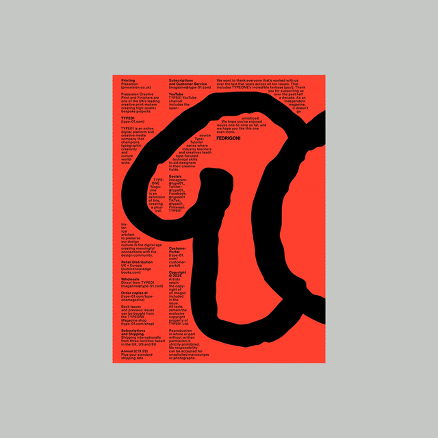 TYPEONE Magazine Issue 10
