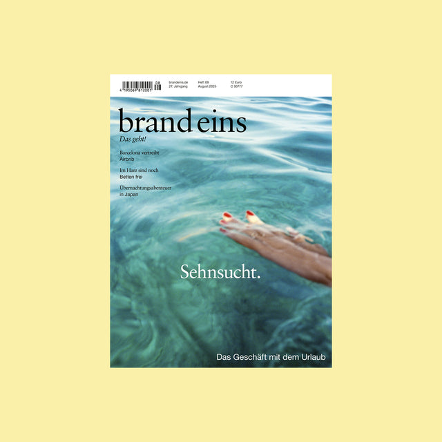 brand eins 08/2025 – Sehnsucht – GUDBERG NERGER