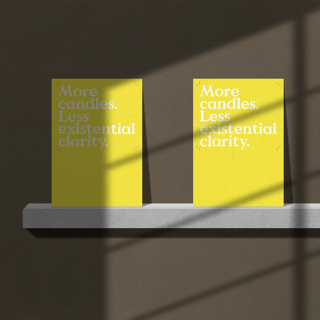 MORE CANDLES / POSTCARD – GUDBERG NERGER