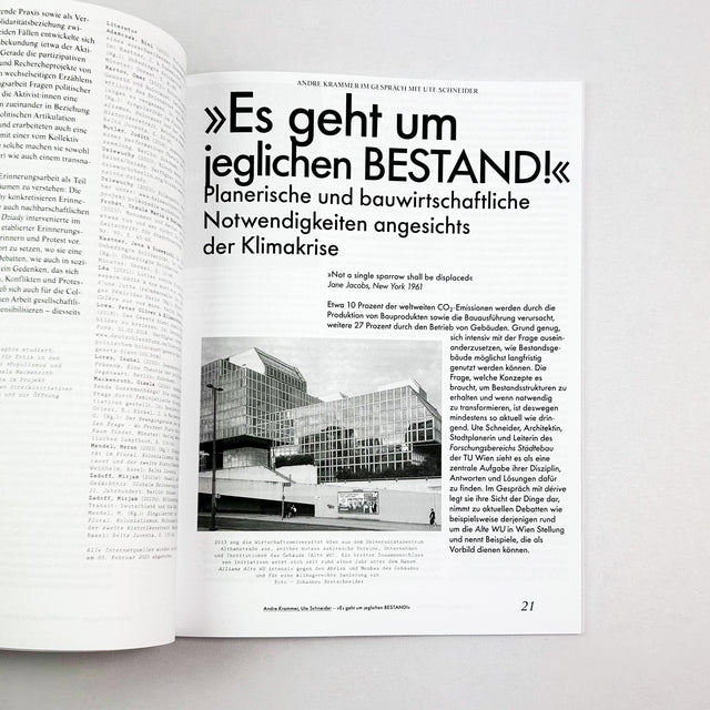 dérive Magazin N° 99 – Sampler – GUDBERG NERGER