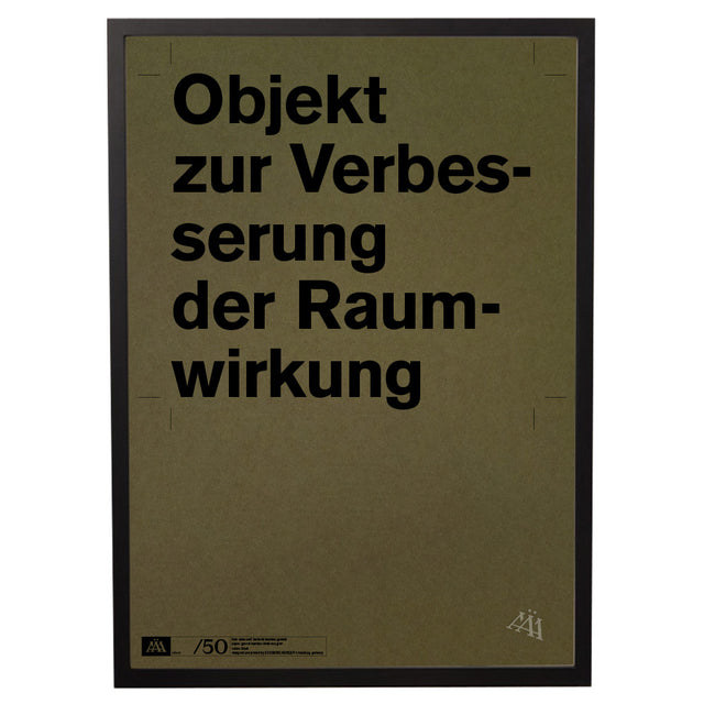 Objekt zur Verbesserung der Raumwirkung