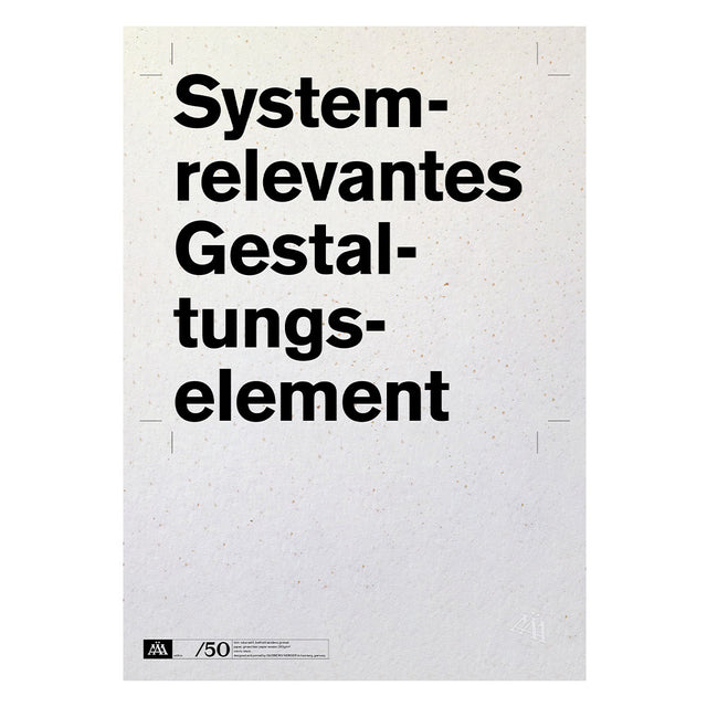 Systemrelevantes Gestaltungselement