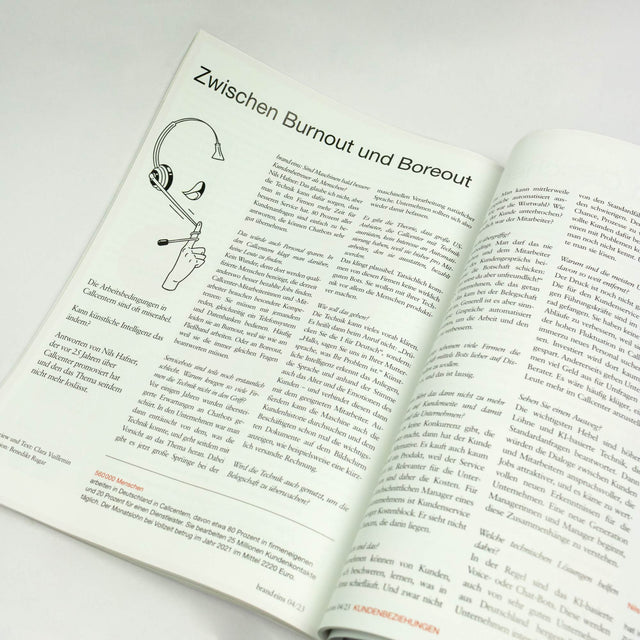 brand eins 04/2023 – Kundenbeziehung – GUDBERG NERGER