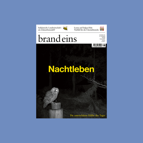 brand eins 08/2022 – Nachtleben – GUDBERG NERGER