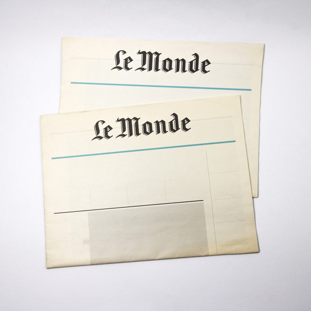 Nothing in the News – Le Monde – GUDBERG NERGER