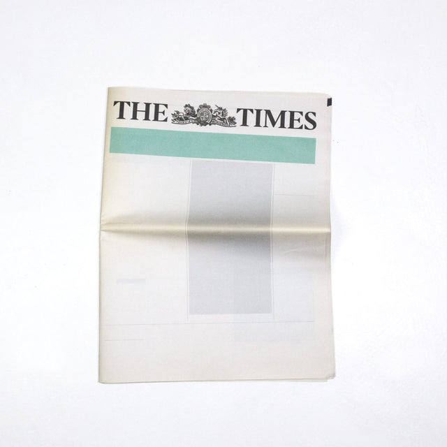 Nothing in the News – The Times – GUDBERG NERGER