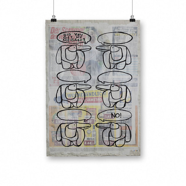 Uwe Lewitzky – Did you get my message?, 2018