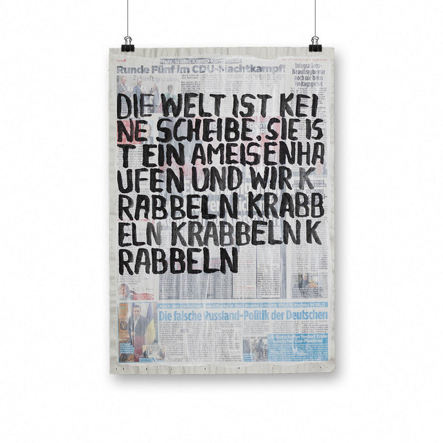 Uwe Lewitzky – Die Welt ist keine Scheibe, 2018