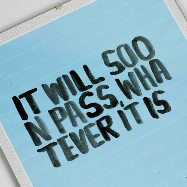 Uwe Lewitzky – It will soon pass whatever it is