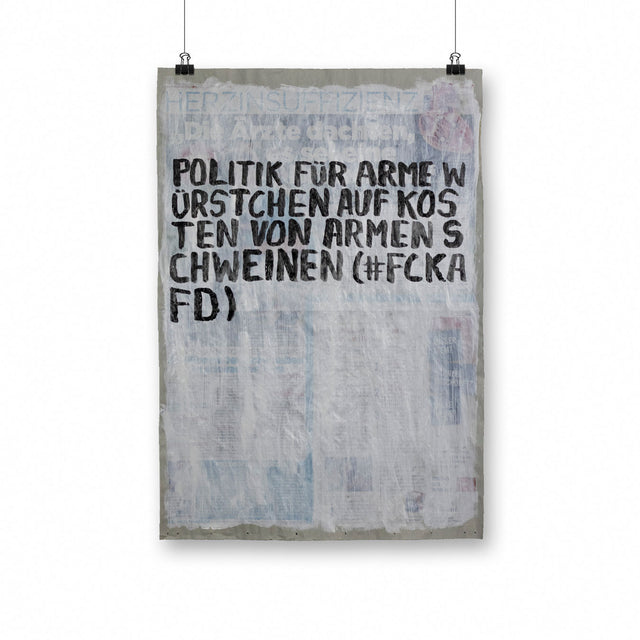 Uwe Lewitzky – Politik für arme Würtschen auf Kosten von armen Schweinen (#fckafd), 2018