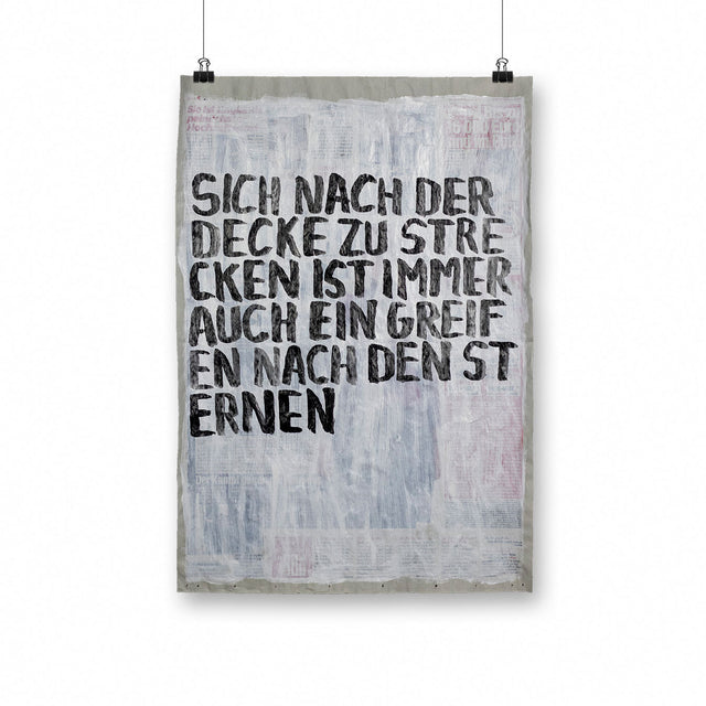 Uwe Lewitzky – Sich nach der Decke zu Strecken ist immer auch ein Greifen nach den Sternen, 2018