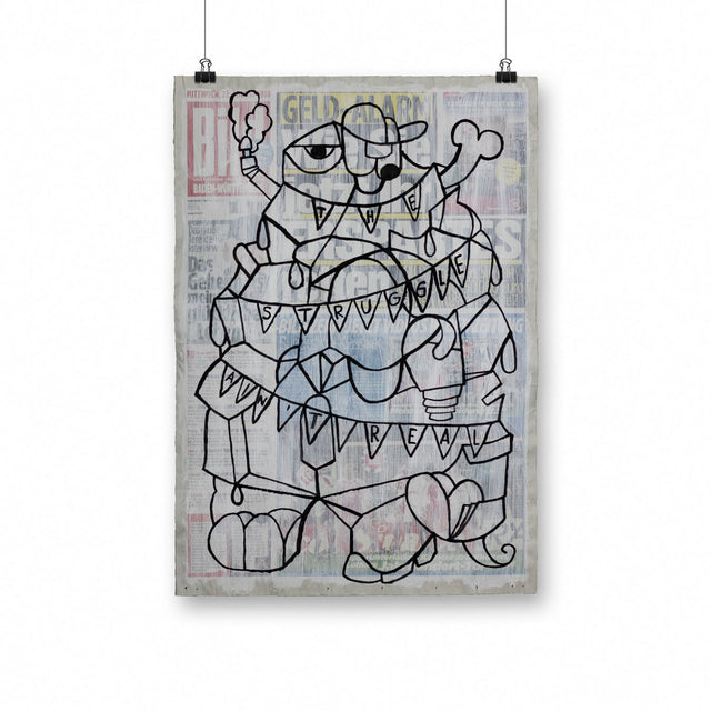 Uwe Lewitzky – The struggle ain't real, 2018