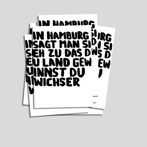 Uwe Lewitzky Postcard – "In Hamburg"