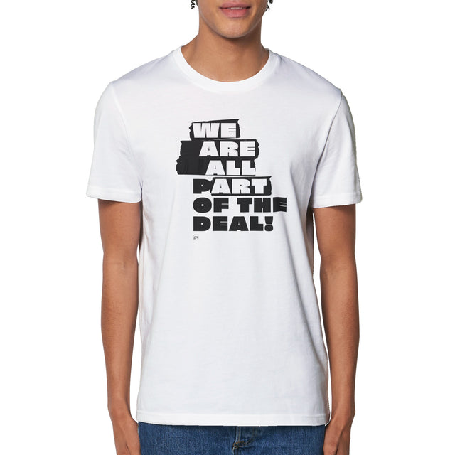 WE ARE ALL P(ART) – Unisex-T-Shirt aus Bio Baumwolle mit Rundhalsausschnitt
