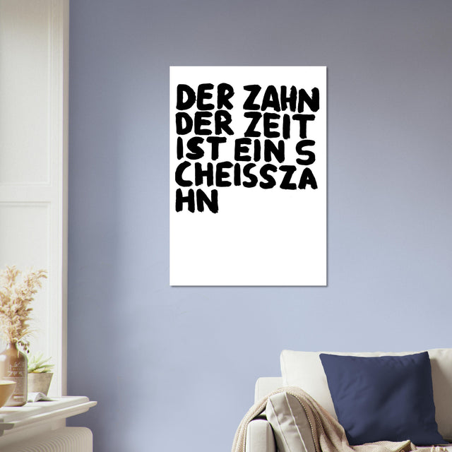 Uwe Lewitzky Poster – Der Zahn der Zeit