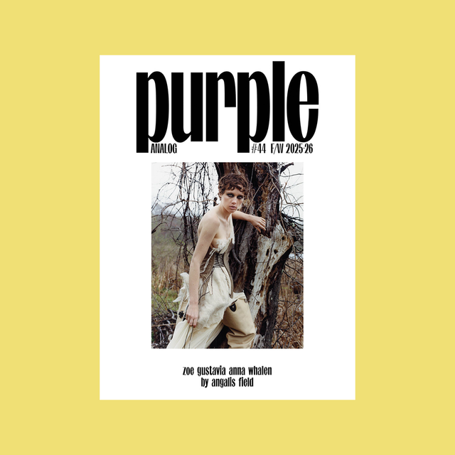 PURPLE FASHION – Issue 44: Analog – Zoe Gustavia – GUDBERG NERGER