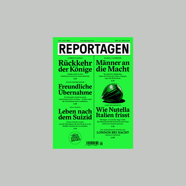 Reportagen #71 – Juli 2023 – GUDBERG NERGER Magazin Shop