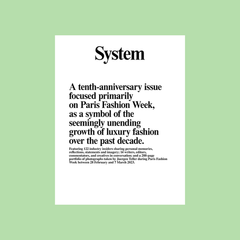System Magazine No 21 – Tenth Anniversary Issue – GUDBERG NERGER
