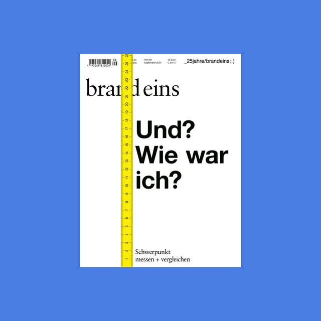 brand eins 09/2024 – Und? Wie war ich? – GUDBERG NERGER