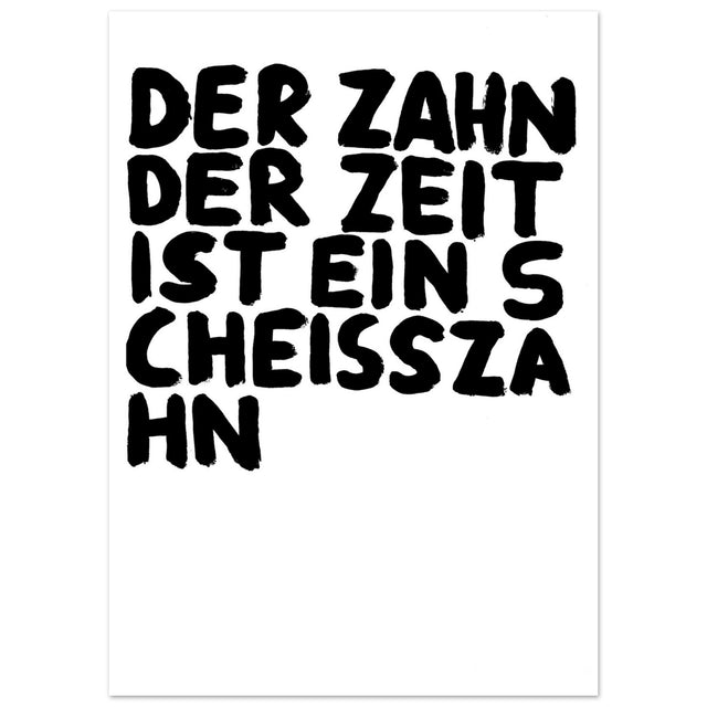 Uwe Lewitzky Poster – Der Zahn der Zeit