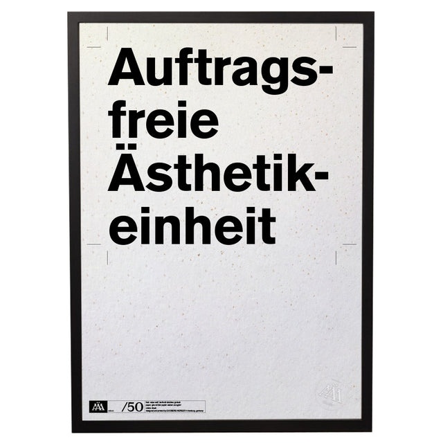 Auftragsfreie Ästhetikeinheit