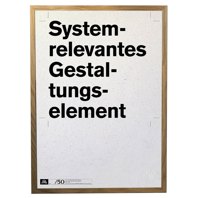 Systemrelevantes Gestaltungselement