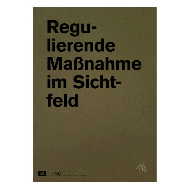 Regulierende Maßnahme im Sichtfeld