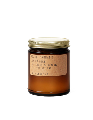 Cannabis Soy Candle - shop at GUDBERG NERGER