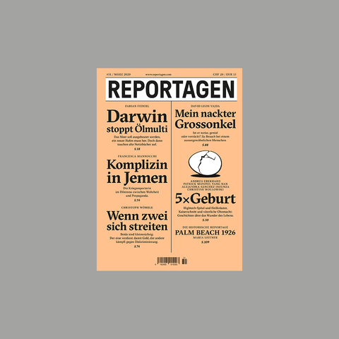Reportagen #51 – GUDBERG NERGER Magazin Shop