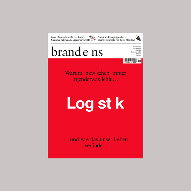 brand eins 09/2022 – Logistik – GUDBERG NERGER