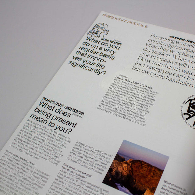PRESENT Issue 1 – People on Process – GUDBERG NERGER Shop