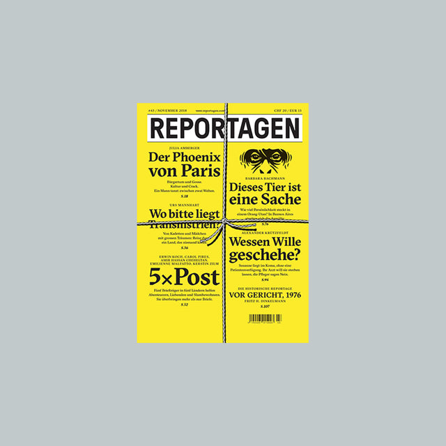 Reportagen #43 – GUDBERG NERGER Magazin Shop