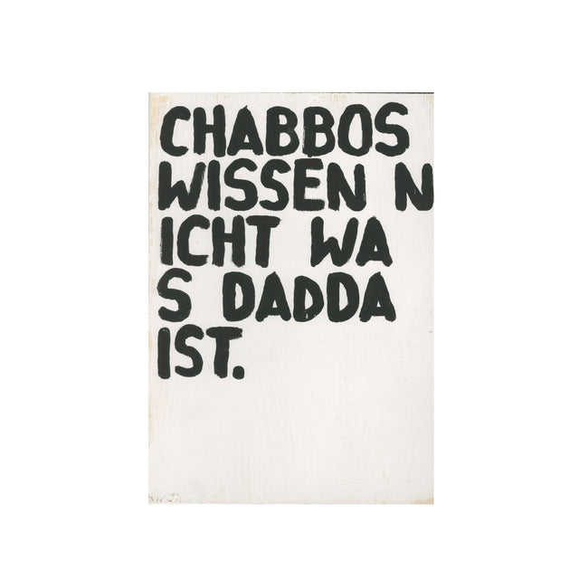 Uwe Lewitzky – Chabbos wissen nicht was dadda ist