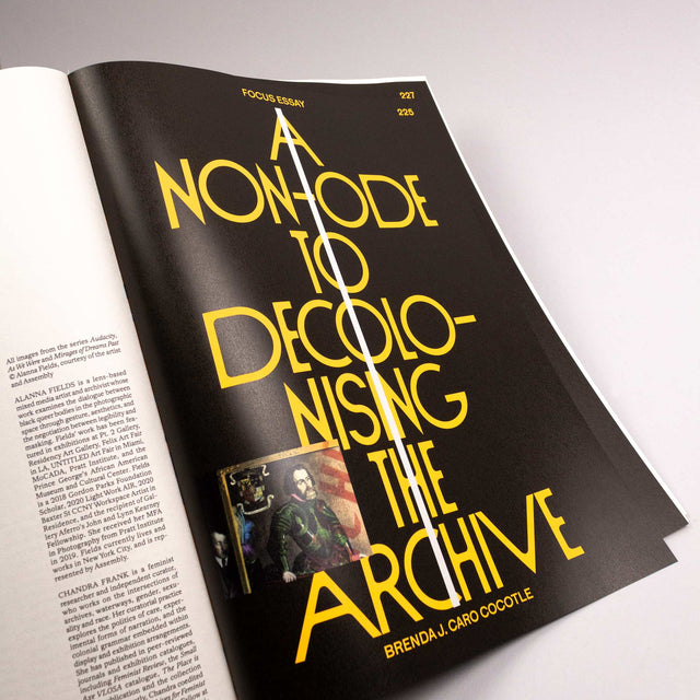 Foam Magazine #59 – Histories – The Archival issue – GUDBERG NERGER