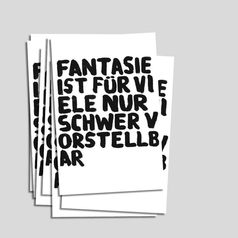 Uwe Lewitzky Postcard – "Fantasie"