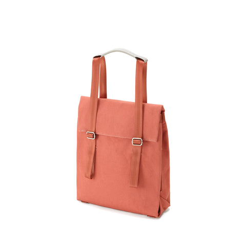  QWSTION Small Tote – Organic Brick – GUDBERG NERGER