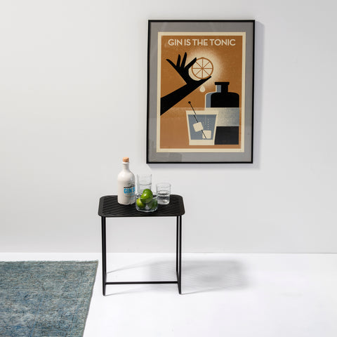  Grid 02 Side Table – Black – buy at GUDBERG NERGER Shop